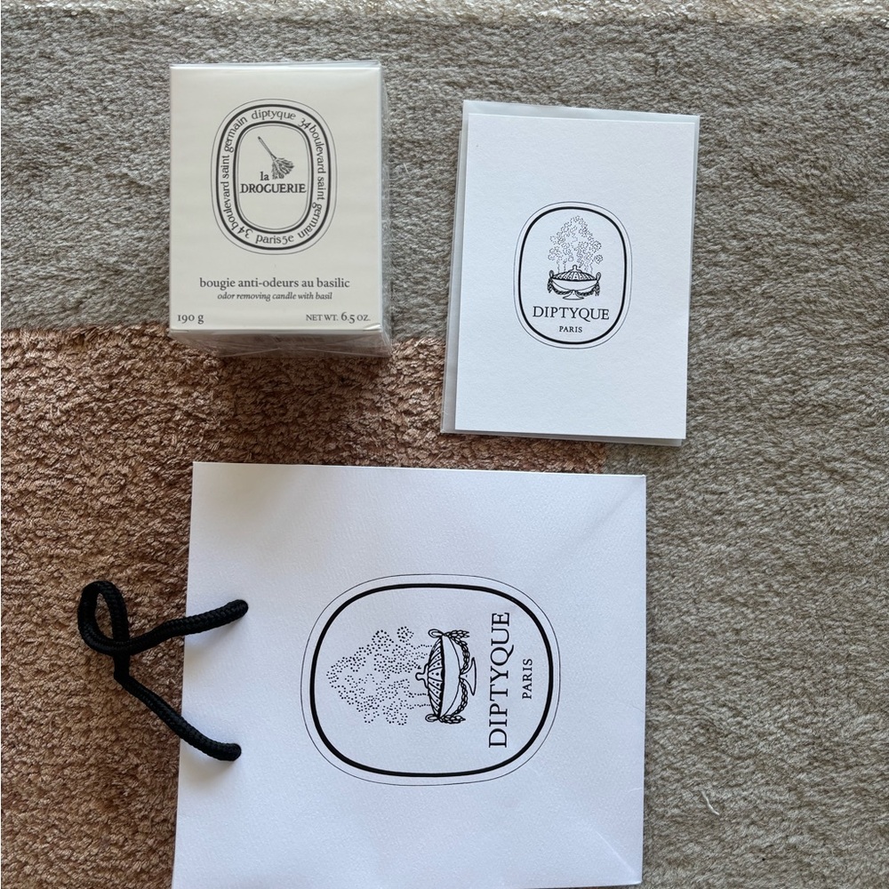 Diptyque White and Black Scented Set